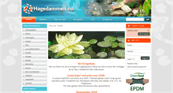 Desktop Screenshot of hagedammen.no
